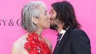 Keanu Reeves and Alexandra Grant at the MOCA Gala 2023 (Image via Getty/Momodu Mansaray)